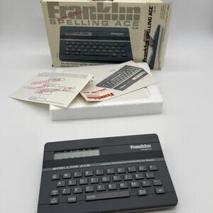 Vintage Franklin Spelling Ace SA-88 Electronic Spell Checker Parts Corrosion